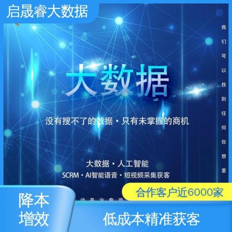 协助实现业绩倍增 高效获客软件 专业运维团队 启晟睿网络科技