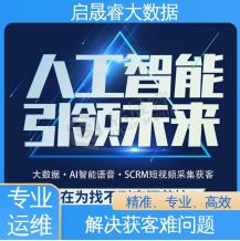 专属特色话术定制优化 助力降本增效 大数据获客渠道 启晟睿网络科技